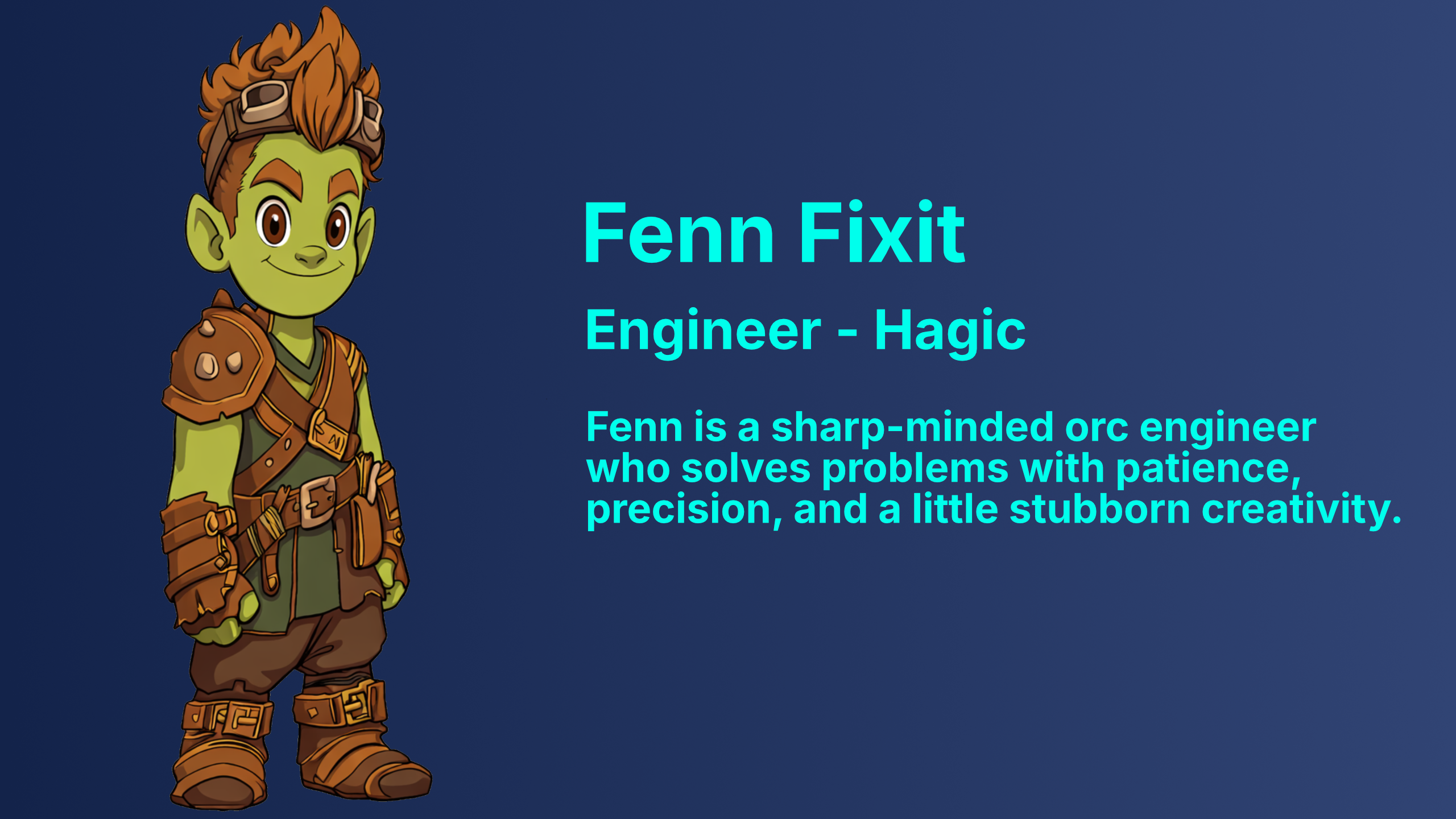 Fenn character from Capable Gaming